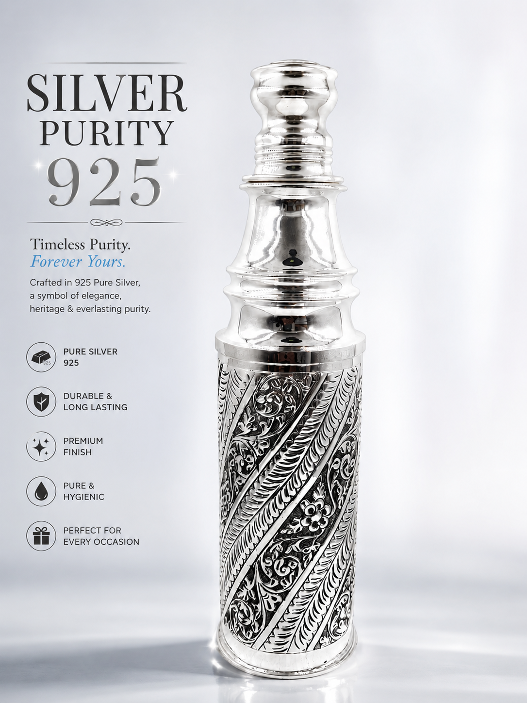 Silver Designer Bottle